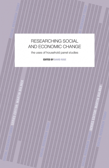 RESEARCHING SOCIAL AND ECONOMIC CHANGE