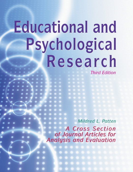 EDUCATIONAL AND PSYCHOLOGICAL RESEARCH