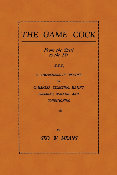 THE GAME COCK