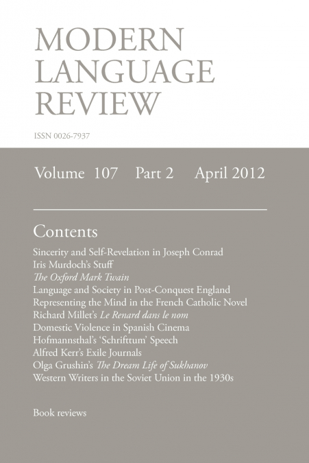 MLR APRIL 2012