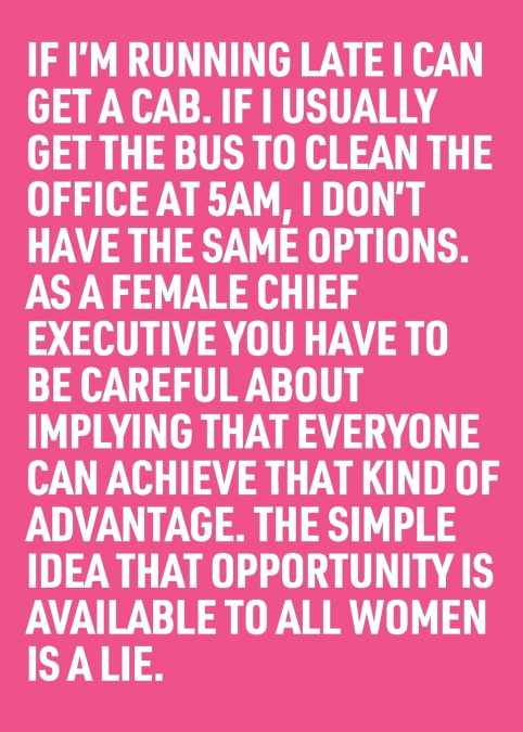THE SIMPLE IDEA THAT OPPORTUNITY IS AVAILABLE TO ALL WOMEN I