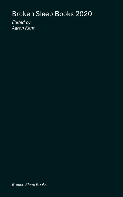 BROKEN SLEEP BOOKS 2020 ANTHOLOGY