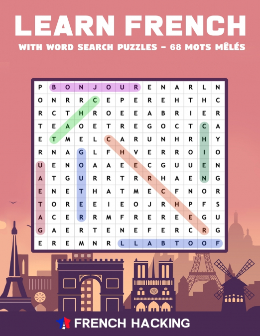 LEARN FRENCH WITH WORD SEARCH PUZZLES - 68 MOTS MELES