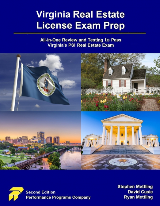 VIRGINIA REAL ESTATE LICENSE EXAM PREP