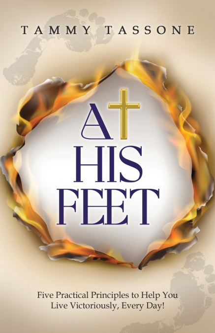 AT HIS FEET