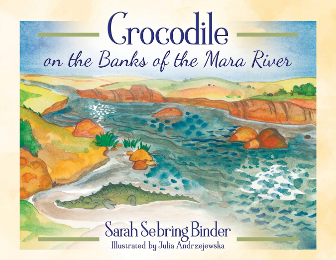CROCODILE ON THE BANKS OF THE MARA RIVER