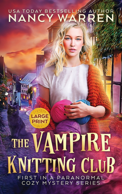 THE VAMPIRE KNITTING CLUB (LARGE PRINT)