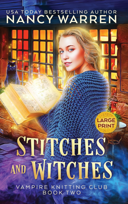 STITCHES AND WITCHES (LARGE PRINT)