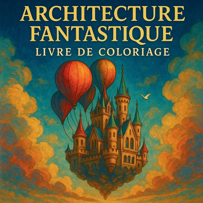 ARCHITECTURE FANTASTIQUE - LIVRE DE COLORIAGE