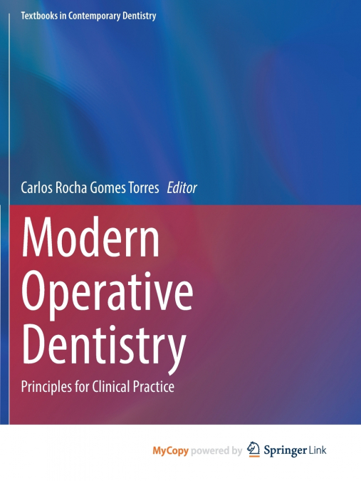 MODERN OPERATIVE DENTISTRY