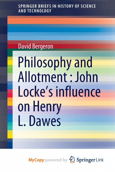 PHILOSOPHY AND ALLOTMENT