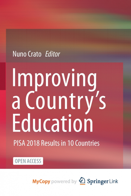 IMPROVING A COUNTRY?S EDUCATION