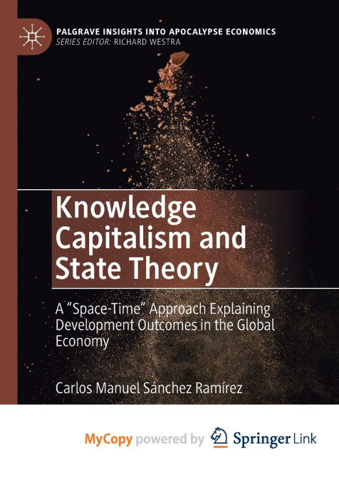 KNOWLEDGE CAPITALISM AND STATE THEORY