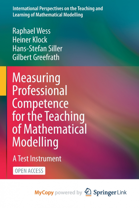 MEASURING PROFESSIONAL COMPETENCE FOR THE TEACHING OF MATHEM