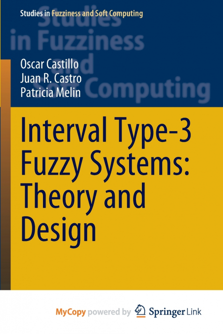 INTERVAL TYPE-3 FUZZY SYSTEMS