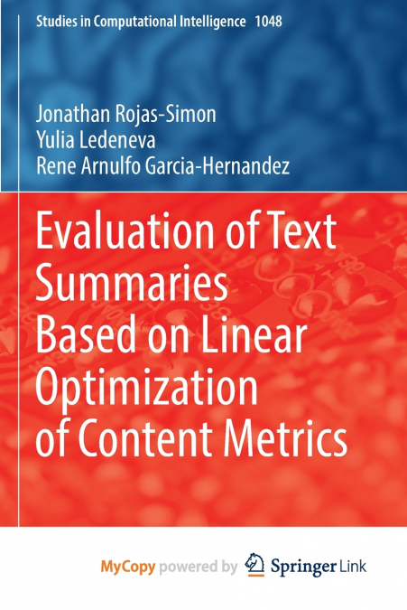 EVALUATION OF TEXT SUMMARIES BASED ON LINEAR OPTIMIZATION OF