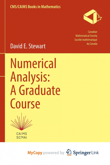 NUMERICAL ANALYSIS