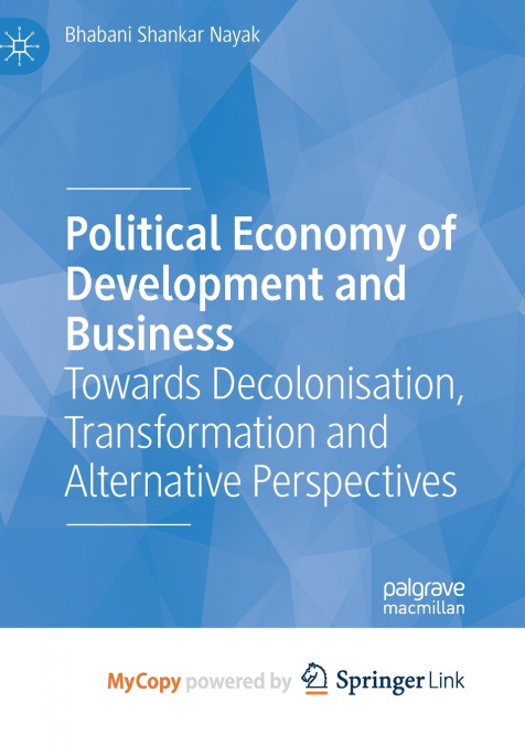 POLITICAL ECONOMY OF DEVELOPMENT AND BUSINESS