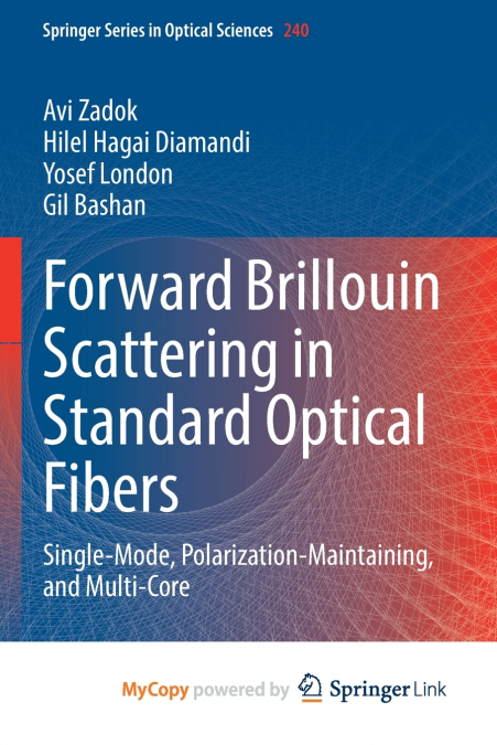 FORWARD BRILLOUIN SCATTERING IN STANDARD OPTICAL FIBERS