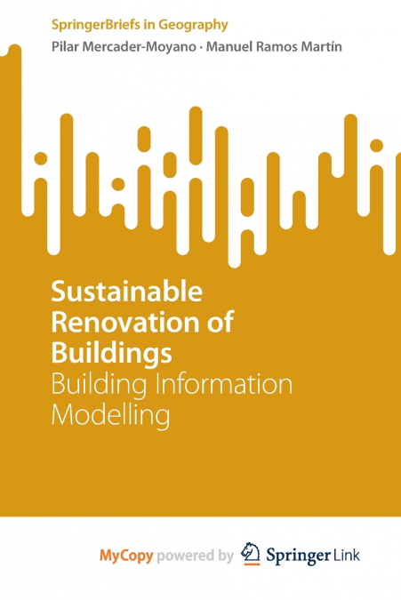 SUSTAINABLE RENOVATION OF BUILDINGS