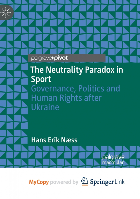 THE NEUTRALITY PARADOX IN SPORT