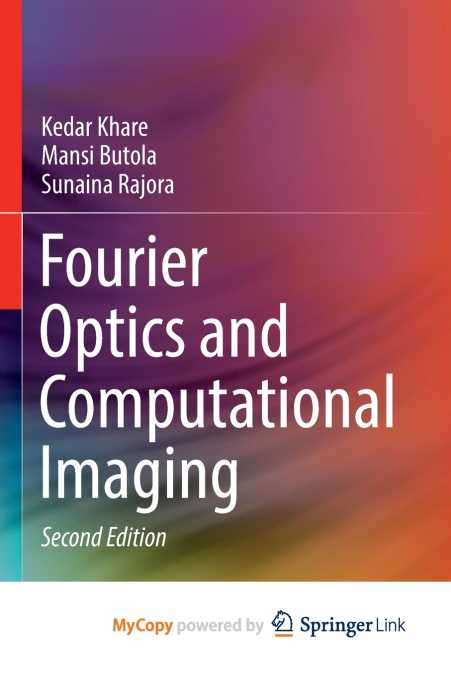 FOURIER OPTICS AND COMPUTATIONAL IMAGING