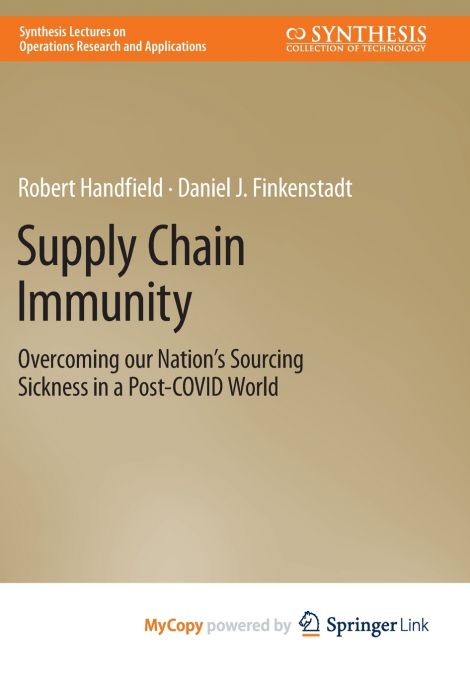 SUPPLY CHAIN IMMUNITY