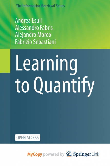 LEARNING TO QUANTIFY