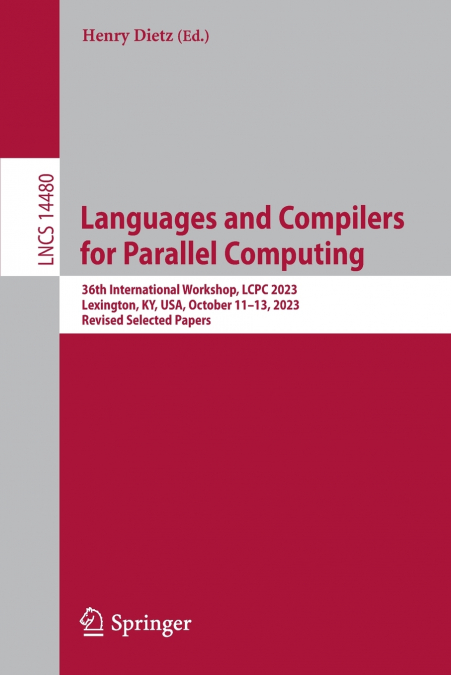 LANGUAGES AND COMPILERS FOR PARALLEL COMPUTING