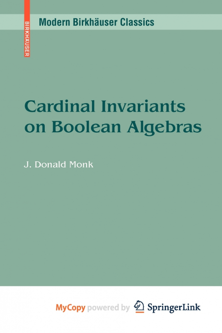 CARDINAL INVARIANTS ON BOOLEAN ALGEBRAS