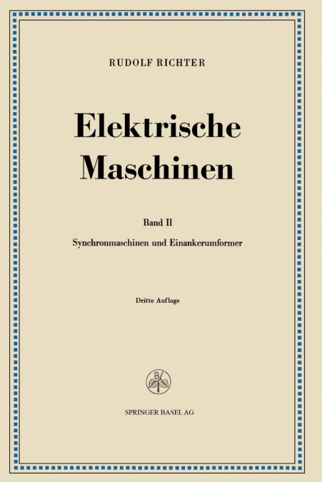 ELEKTRISCHE MASCHINEN
