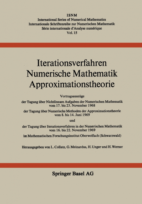 ITERATIONSVERFAHREN NUMERISCHE MATHEMATIK APPROXIMATIONSTHEO