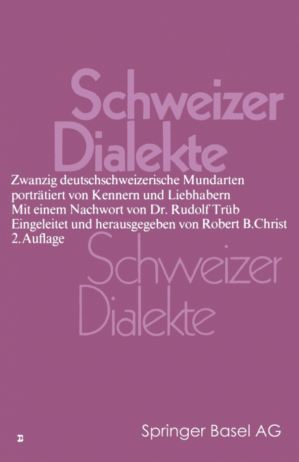 SCHWEIZER DIALEKTE