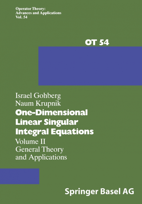 ONE-DIMENSIONAL LINEAR SINGULAR INTEGRAL EQUATIONS