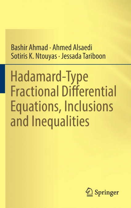 HADAMARD-TYPE FRACTIONAL DIFFERENTIAL EQUATIONS, INCLUSIONS