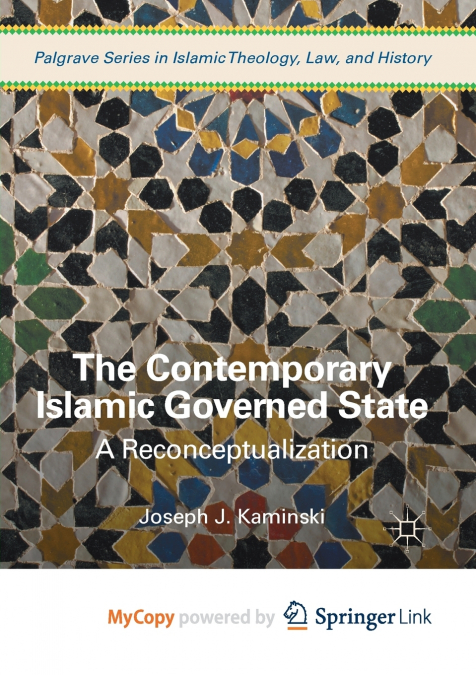 THE CONTEMPORARY ISLAMIC GOVERNED STATE
