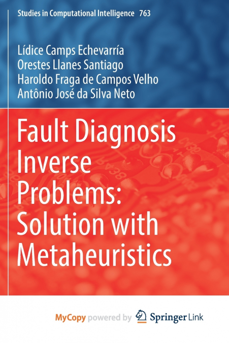 FAULT DIAGNOSIS INVERSE PROBLEMS
