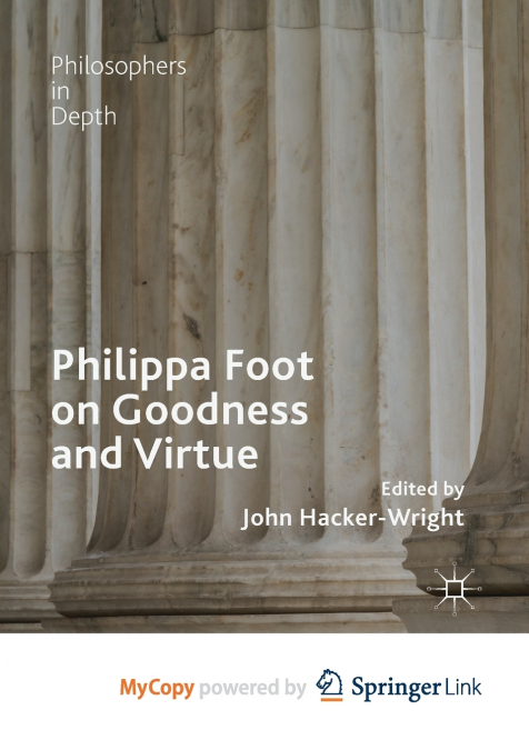 PHILIPPA FOOT?S MORAL THOUGHT