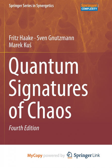 QUANTUM SIGNATURES OF CHAOS