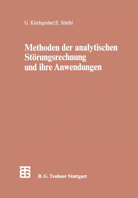 METHODEN DER ANALYTISCHEN STORUNGSRECHNUNG UND IHRE ANWENDUN