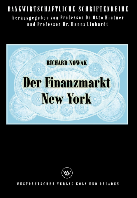 DER FINANZMARKT NEW YORK