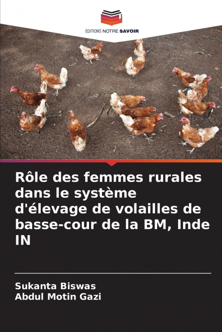 ROLE DES FEMMES RURALES DANS LE SYSTEME D?ELEVAGE DE VOLAILL