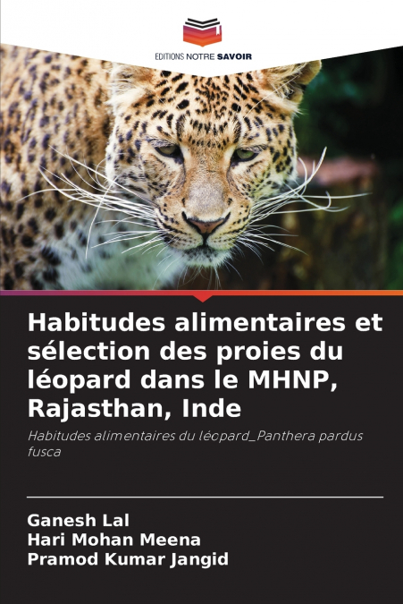 DISTRIBUTION ET STATUT ACTUEL DU LEOPARD DANS LE MHNP, RAJAS