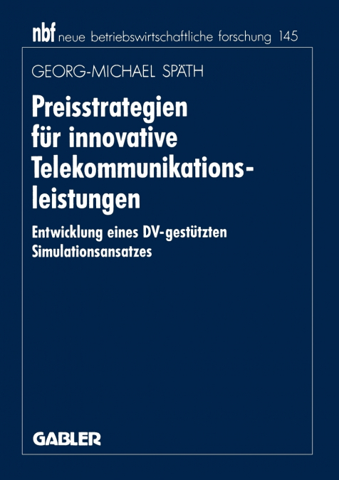 PREISSTRATEGIEN FUR INNOVATIVE TELEKOMMUNIKATIONSLEISTUNGEN