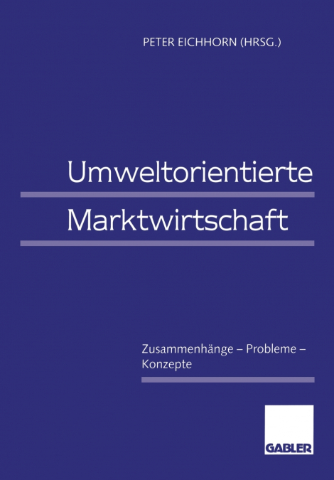 UMWELTORIENTIERTE MARKTWIRTSCHAFT