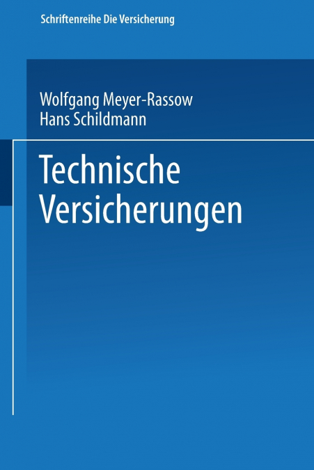 TECHNISCHE VERSICHERUNGEN
