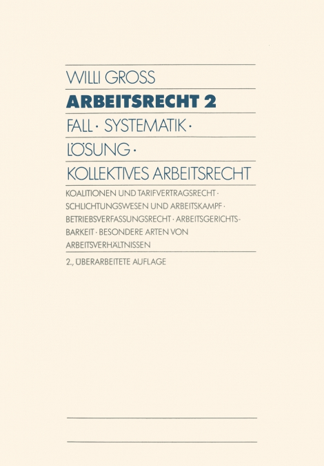 ARBEITSRECHT 2