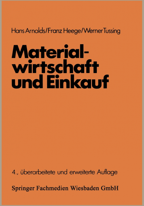 MATERIALWIRTSCHAFT UND EINKAUF