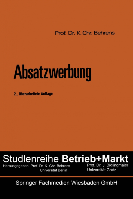 ABSATZWERBUNG