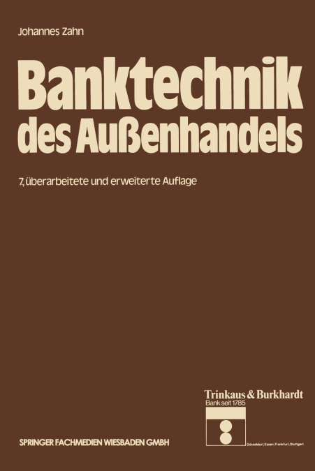 BANKTECHNIK DES AUSSENHANDELS